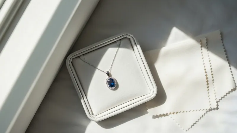 Éviter les dommages : sécurité pour les pendentifs saphir