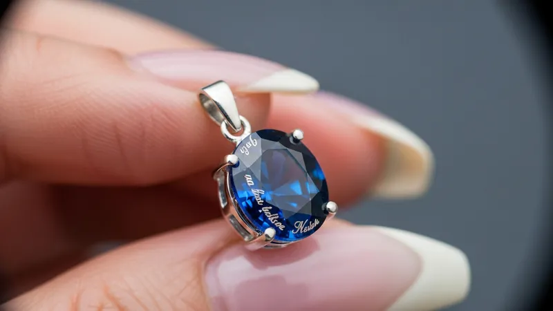 Les pendentifs saphir personnalisés : un bijou unique