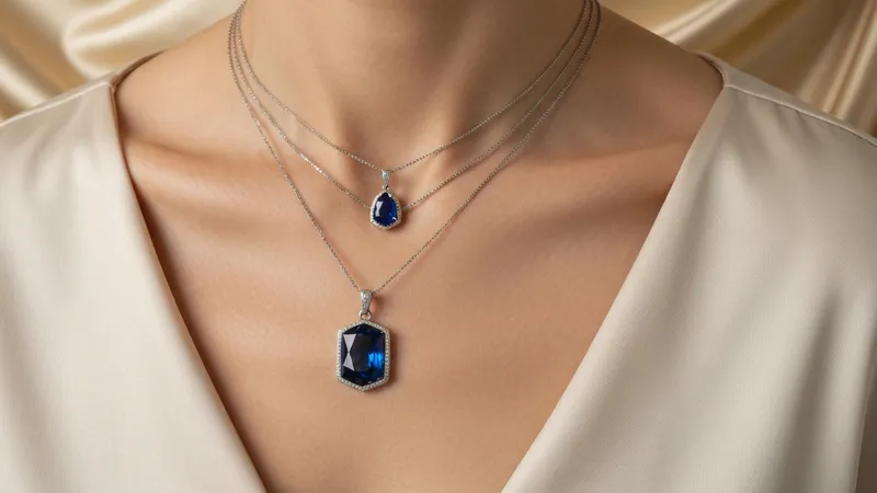 L'impact des pendants saphir dans la mode au fil des ans