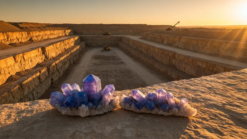 Origines du saphir : formation et extraction