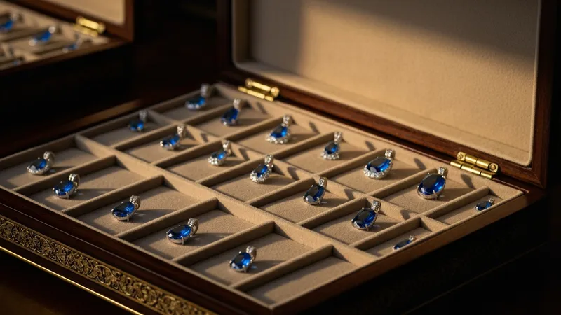 Stockage de pendentifs saphir : astuces pour préserver leur éclat